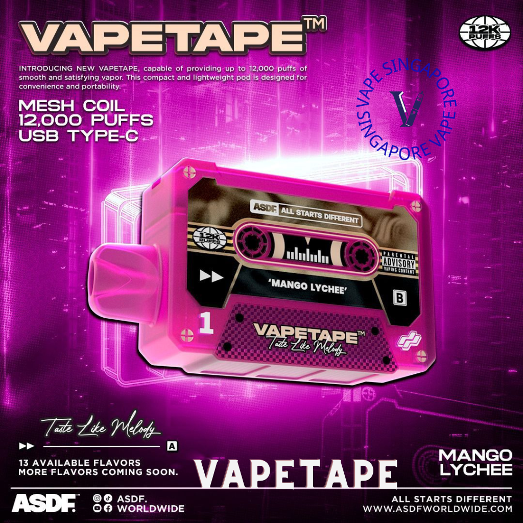 Vape-tape-12k-puffs-sg-vape-shop-singapore-mango-lychee