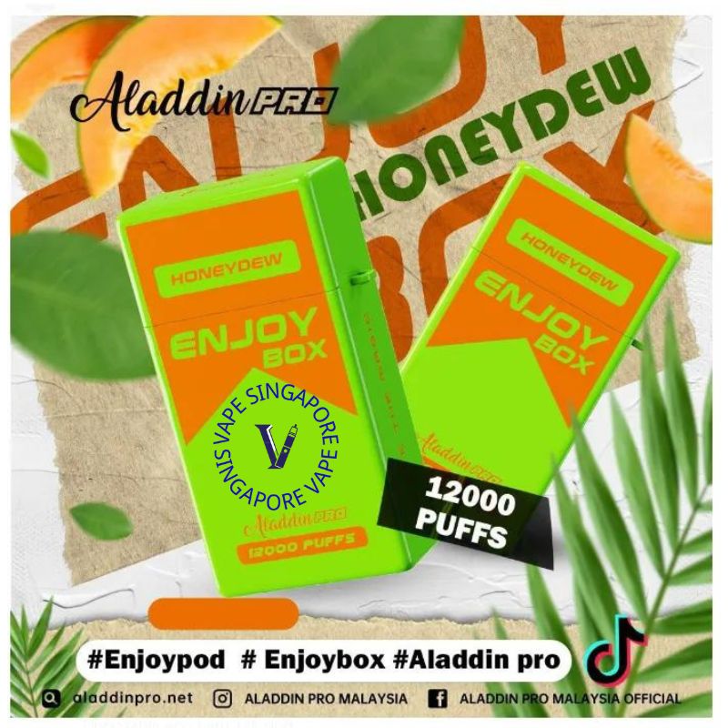 aladdin-box-12k-puff-honeydew-disposable-vape-singapore-sg-vape